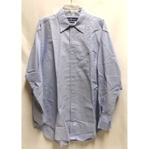 Ralph Lauren Button Down Dress Shirt,  Long Sleeve 17 1/2 34/35, light blue‎